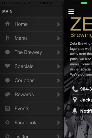 Zeta Brewing Company screenshot 2