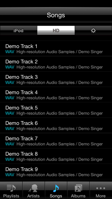 Screenshot #3 pour HR Audio Player for iOS