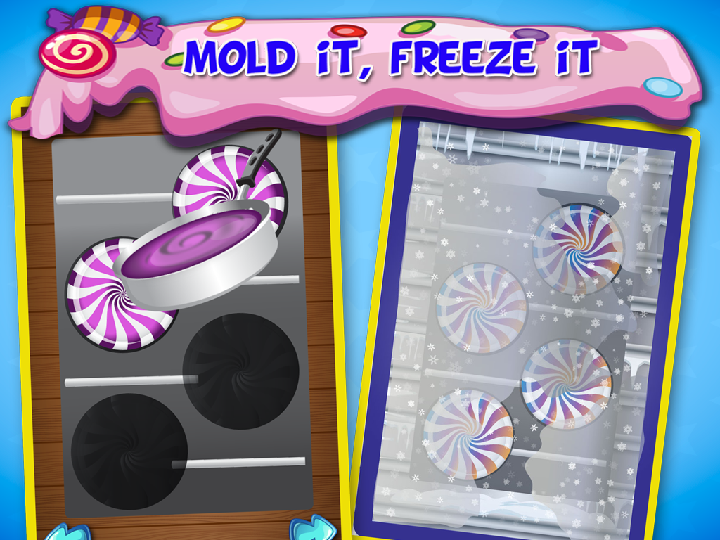 Candy Maker-free hot sweet food fun Cooking game for kids,girls & teens & family screenshot 10