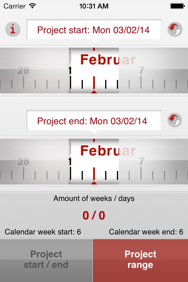 Calendar Week Calculator screenshot 2