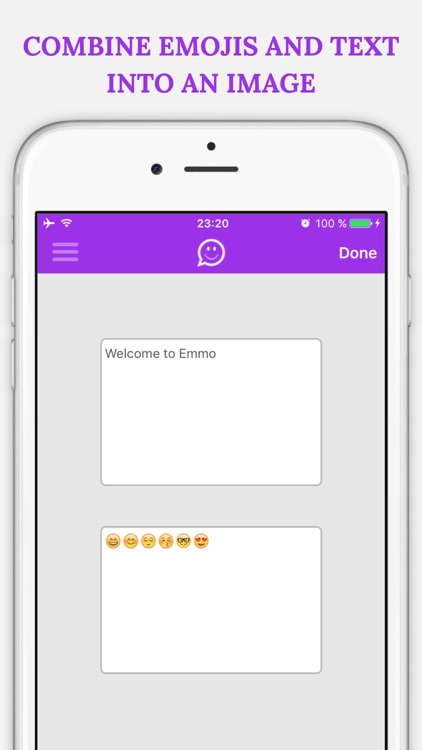 Emmo - Combine Emoji and Text in cool messages to share!