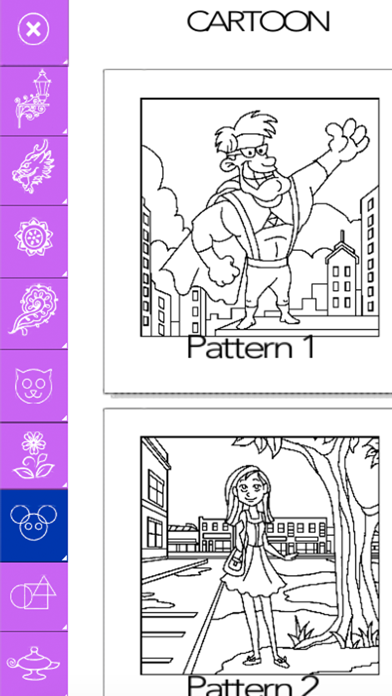 Magic Crayon Painting - The Free Colorful Drawing Cartoon Book app screenshot