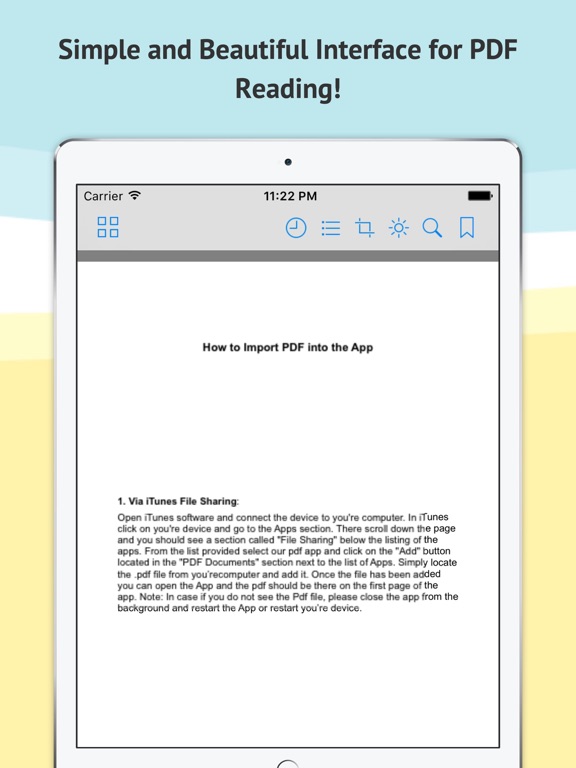 PDF Reader-Free iPad screenshot