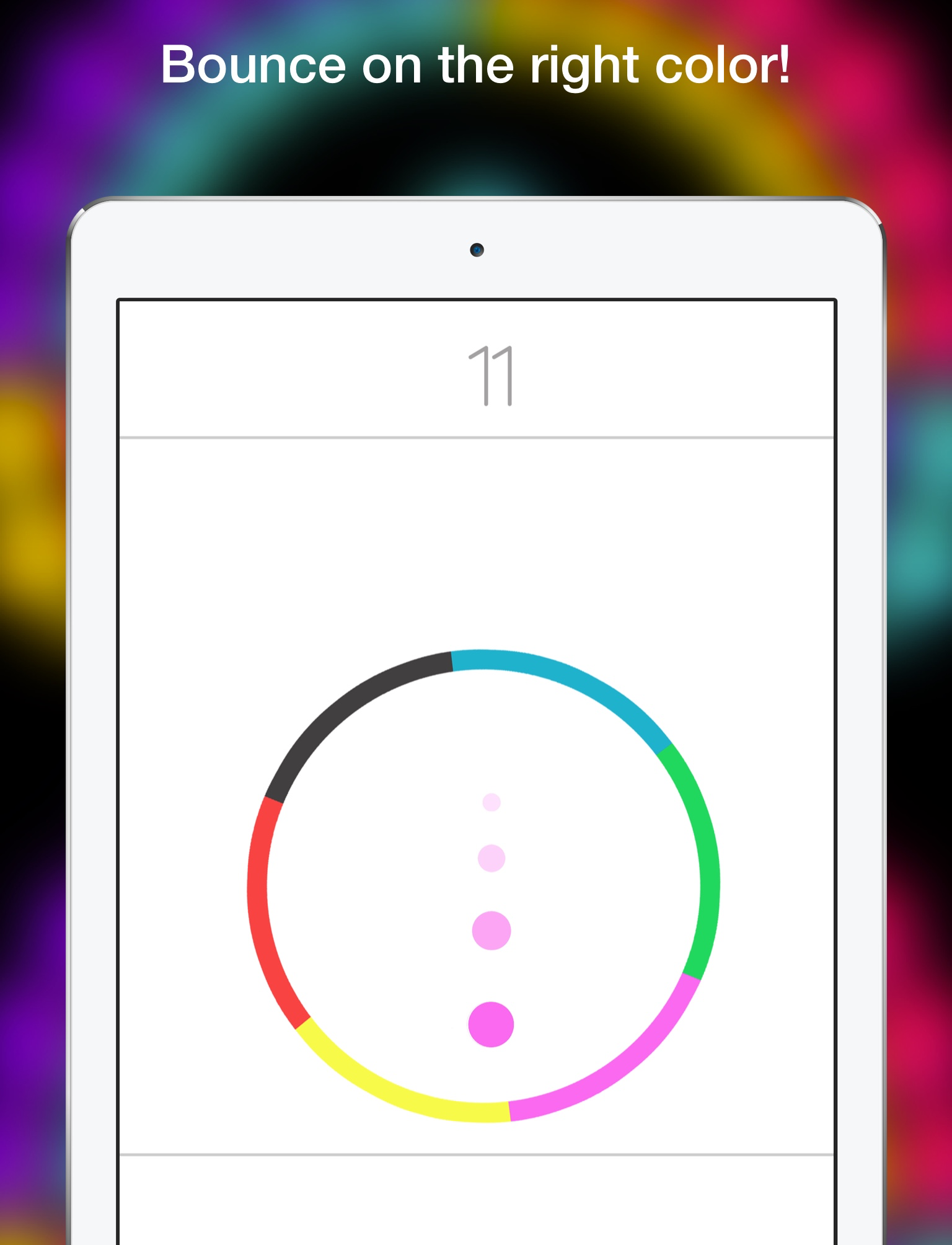 Dot Bounce In Circle- Free Endless Color Game Mode