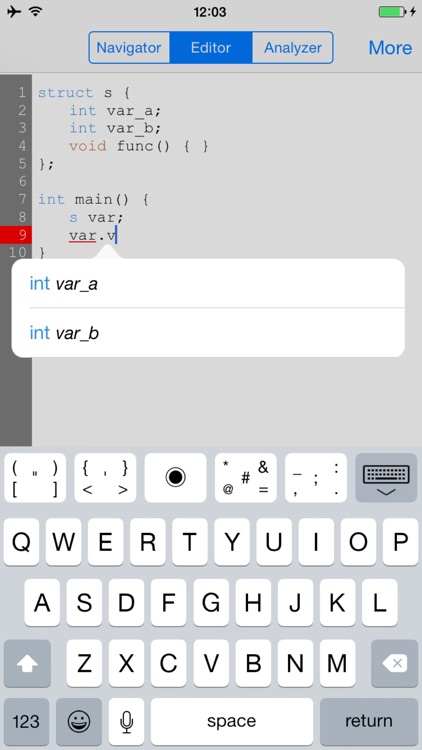 CppCode - offline C/C++ IDE & Compiler screenshot-3