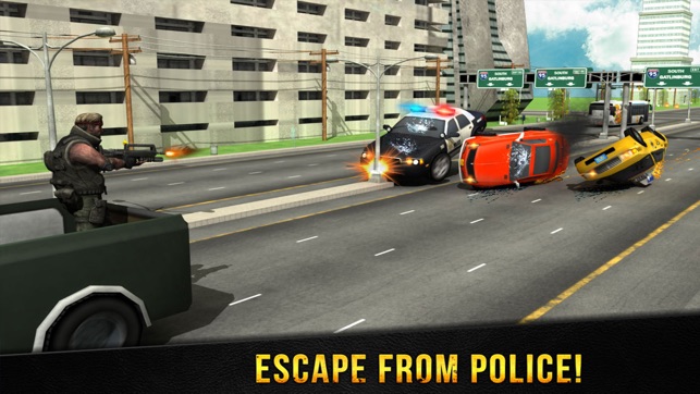 Urban City Car Gang Crime Wars 3D(圖3)-速報App