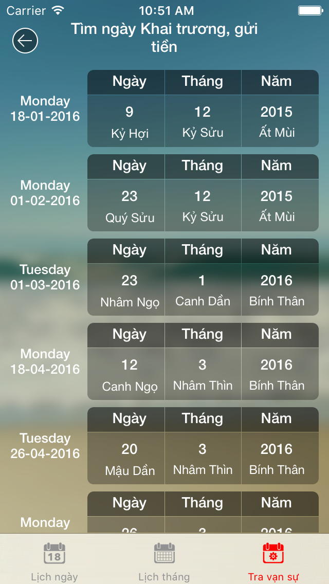 Lịch vạn sự 2016 screenshot 5