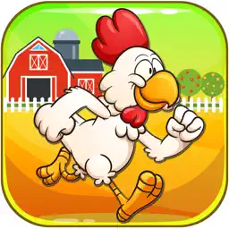 Brave Chicken Run - The Hero Runner To Grab Golds Game app icon