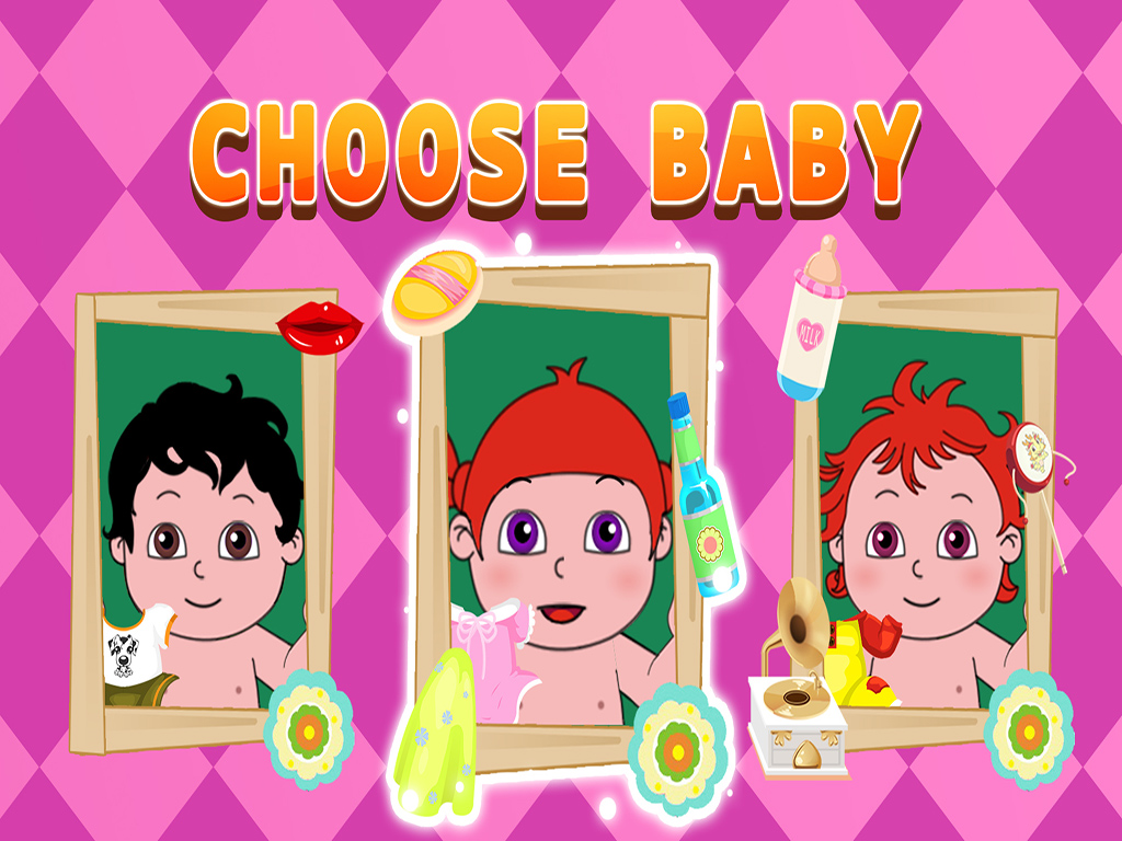 Belle little newborn babysitter (Happy Box) baby care game for kids screenshot 9