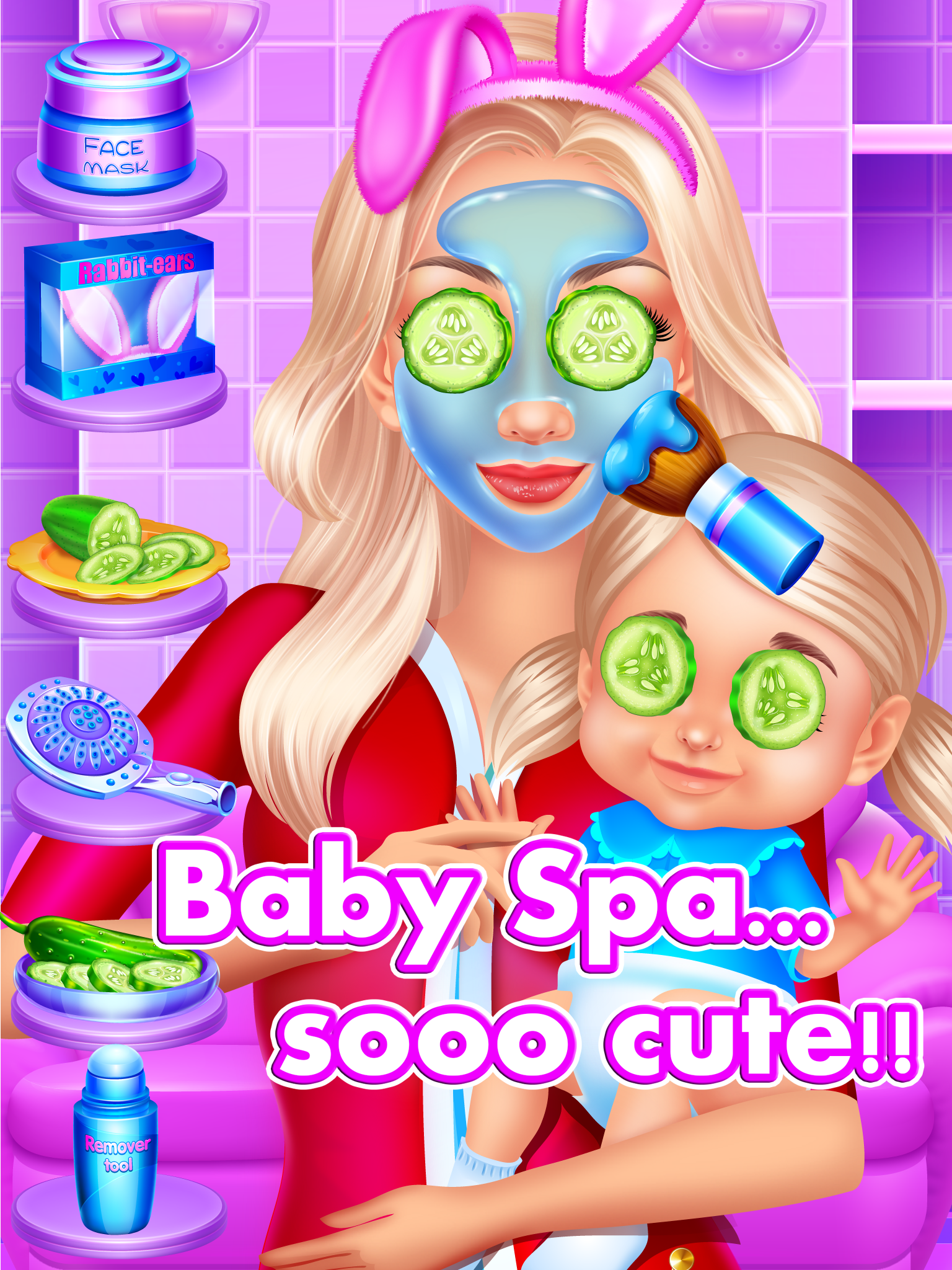 Babysitter Makeup Party Salon  - Baby Girl Games
