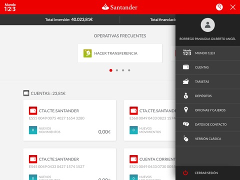 Santander Tablet screenshot 4