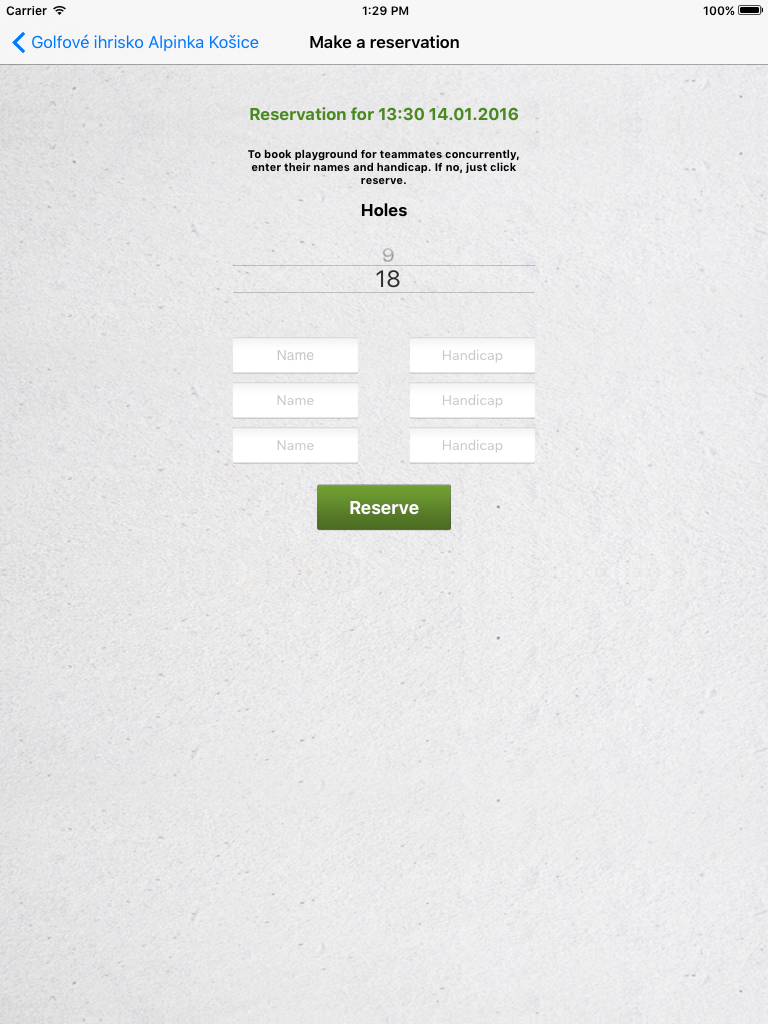 TeeTime Basic screenshot 8