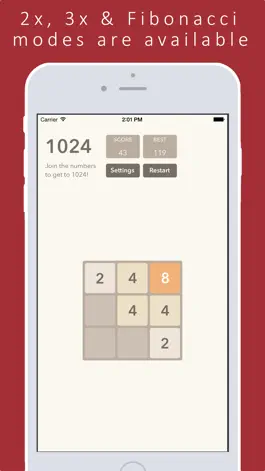 Game screenshot 2048 + Fibonacci hack