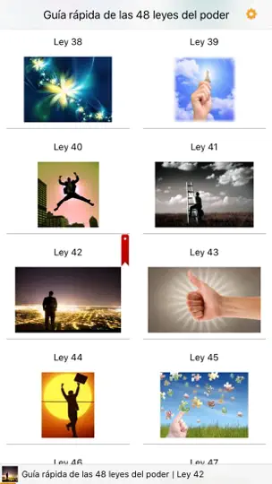Captura de pantalla de Guía Rápida De Las 48 Leyes Del Poder en iPhone 4