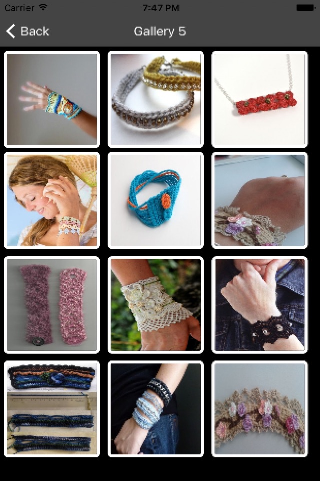 Crochet Bracelet Patterns screenshot 2