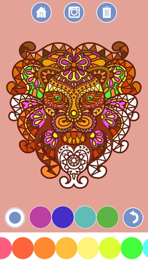 My Coloring Book - Mandala, Tribal, animals and classic orna(圖3)-速報App