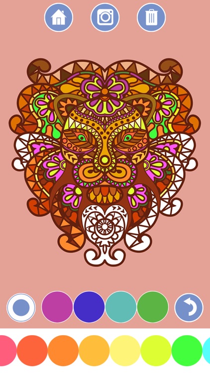 My Coloring Book - Mandala, Tribal, animals and classic ornaments