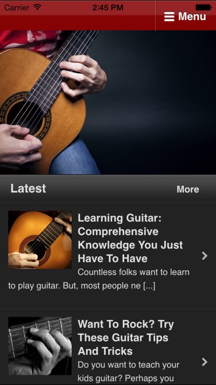 Guitar Lessons For Beginners - Learn to Play Guitar