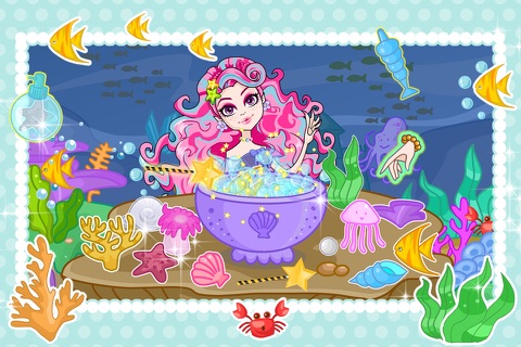 美人鱼换装化妆游戏-女孩游戏 screenshot 4