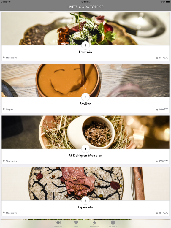 Livets Goda Topp 20 2016 app screenshot 3