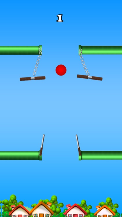 Rolling Red Ball Rush Up Sky screenshot-3