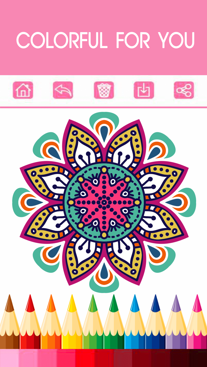 Adult Coloring Book - Free Mandala Color Therapy and Stress Relieving Pages for Adults 3