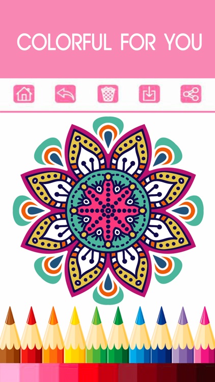 Adult Coloring Book - Free Mandala Color Therapy & Stress Relieving Pages for Adults 3 screenshot-4
