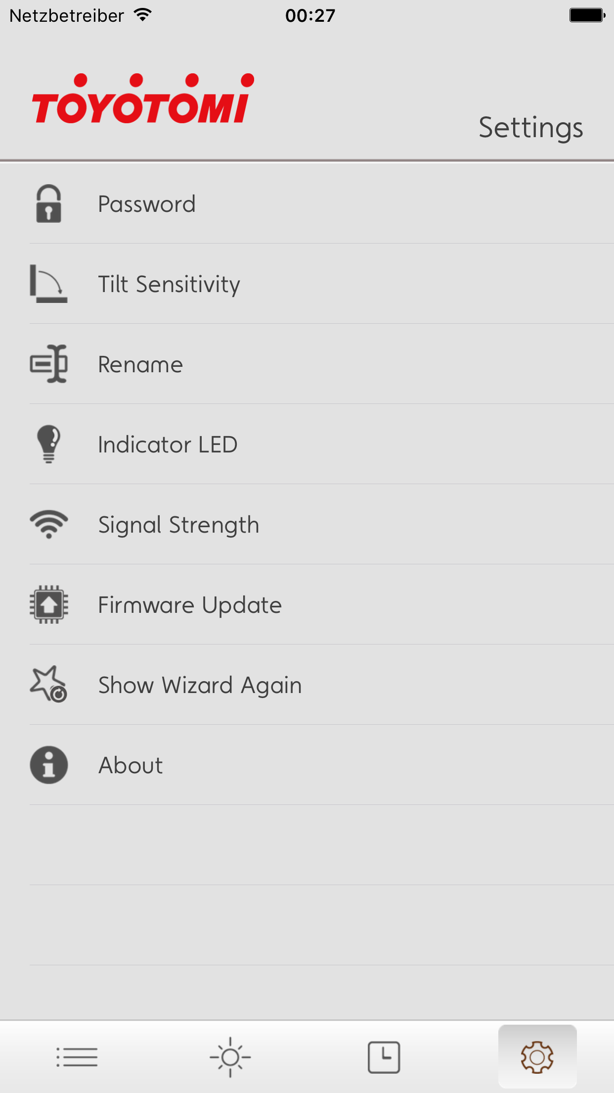 Toyotomi Bluetooth