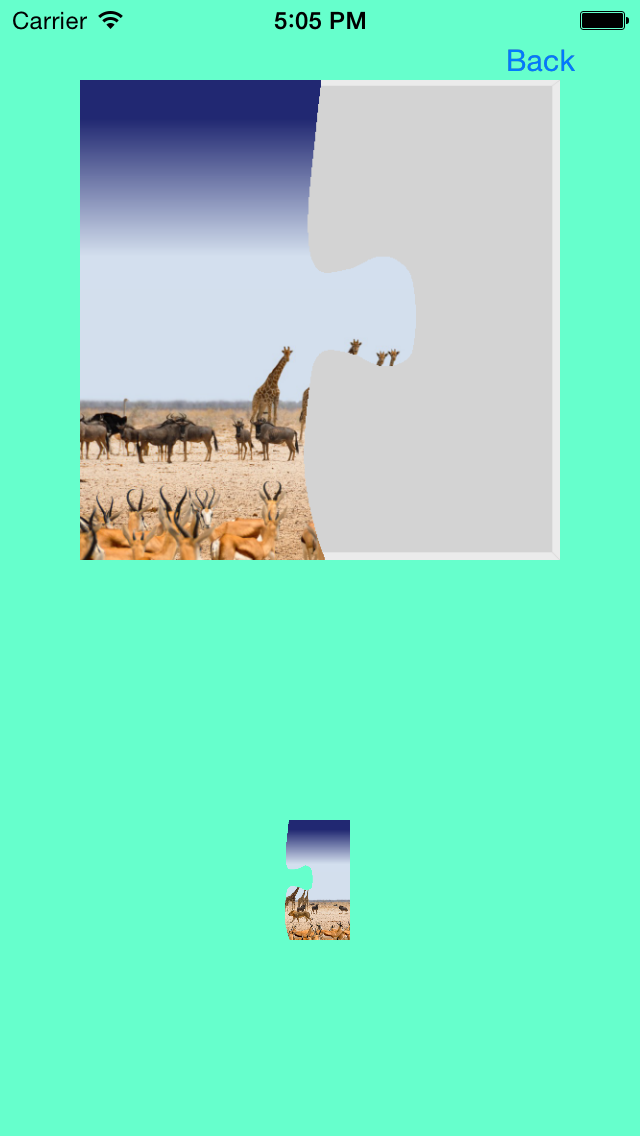 Screenshot #3 pour Safari Animals Jigsaw Puzzles