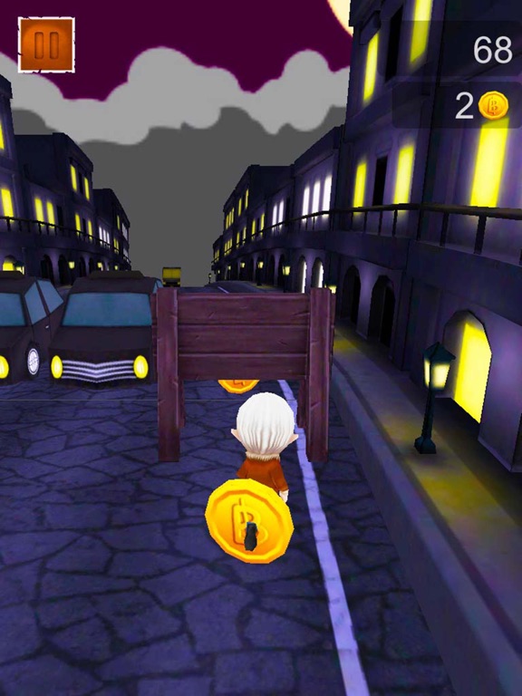 Screenshot #4 pour City Night Endless Infinite Vampire Runner