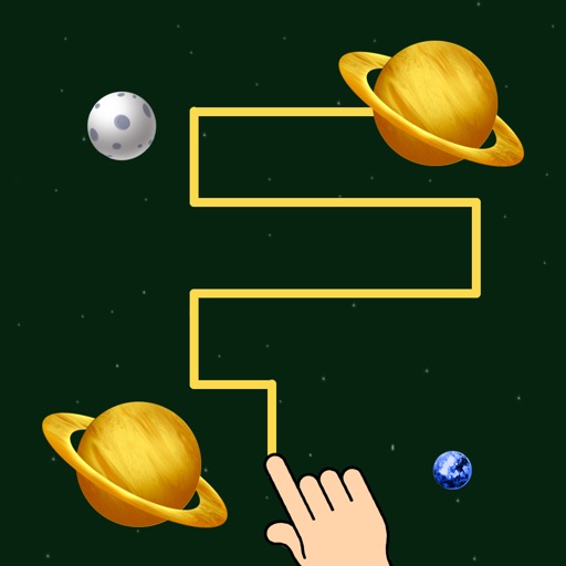 Connect The Planets - best matching object puzzle game Icon