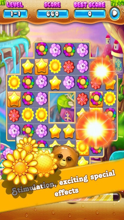 Fantasy Garden Flower: Blosoom Match