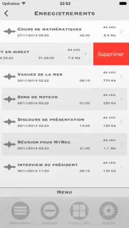 my rec - enregistreur audio iPhone Captures Décran 3