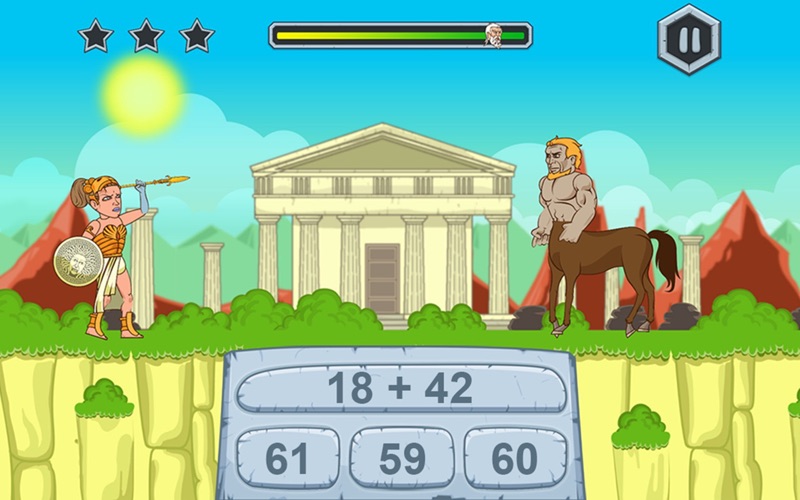 Screenshot #2 pour Zeus vs Monstres - Jeux de Math