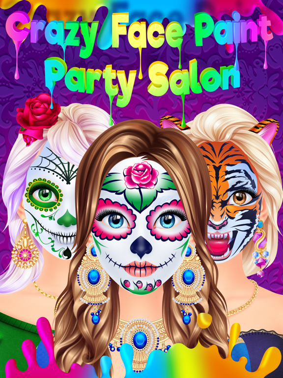Screenshot #4 pour Crazy Face Paint Party Salon - Makeup & Kids Games