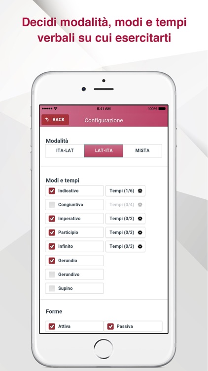 Verbi Latini - Esercitazioni e quiz