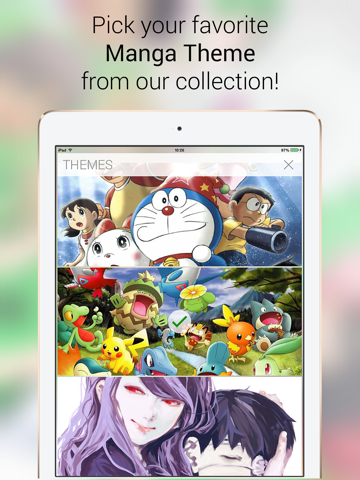 MangaKey Anime and Manga Keyboard for Otaku - Themes GIFs Stickers screenshot