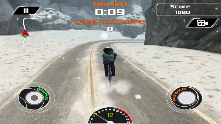 3D Winter Road Bike Racing - eXtreme Snow Mountain Downhill Race Simulator Game FREE screenshot-4