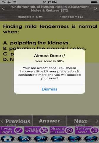 Fundamentals of Nursing Health Assessment Exam Review screenshot 3