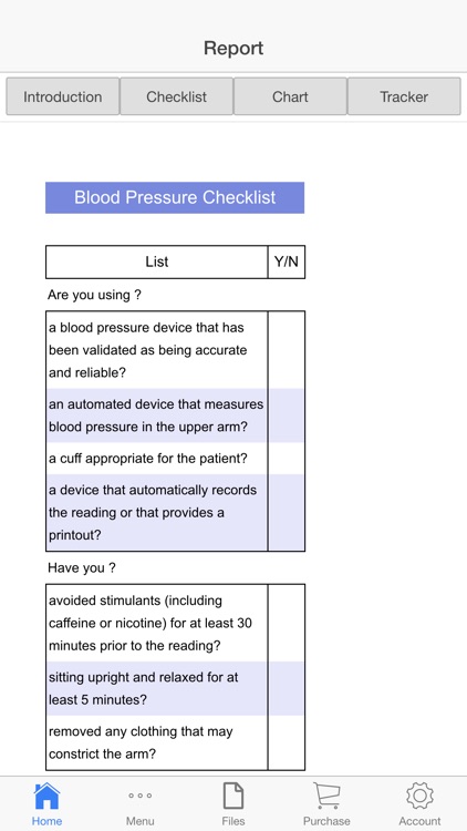 Blood Pressure Register