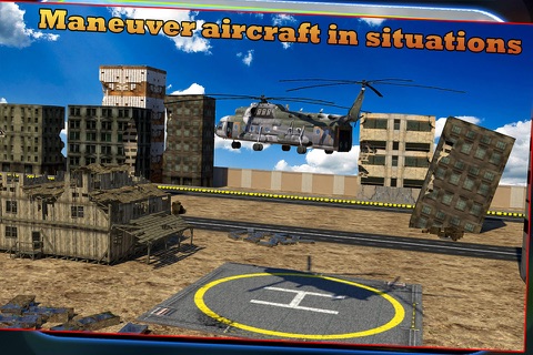 Helicopter: War Relief Mission screenshot 4