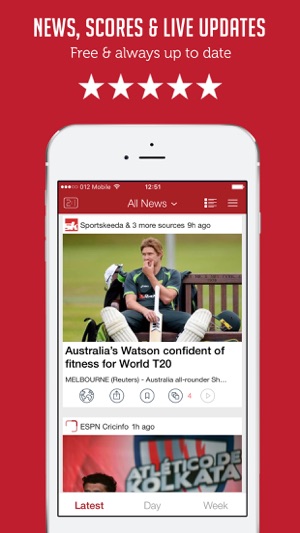 Cricket News, Live Scores & Videos - Spo