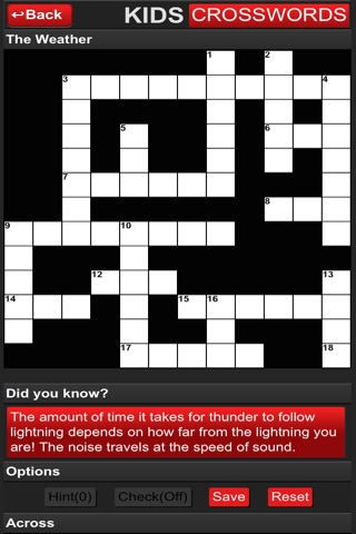 Kids Crosswords - English(US) screenshot 3