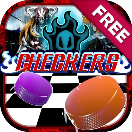 Checkers Board Manga and Anime Puzzle Free - “ Bleach Game with Friends Edition ” icon