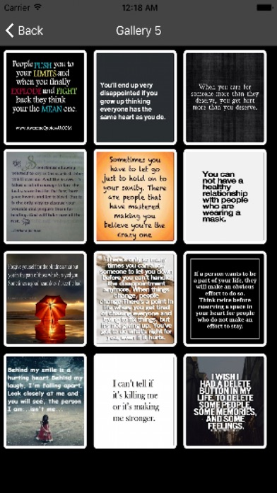Screenshot #1 pour Betrayal Quotes