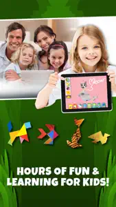 Kids Learning Puzzles: Wild Animals, K12 Tangram screenshot #5 for iPhone