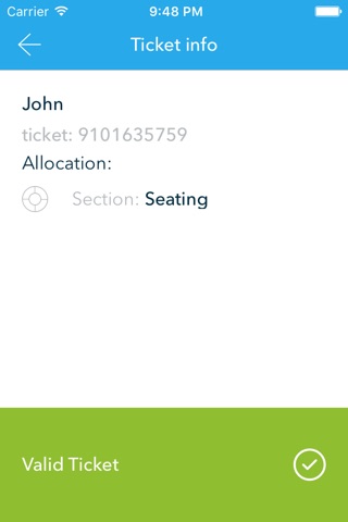 123 Tix Ticket Scanner screenshot 3