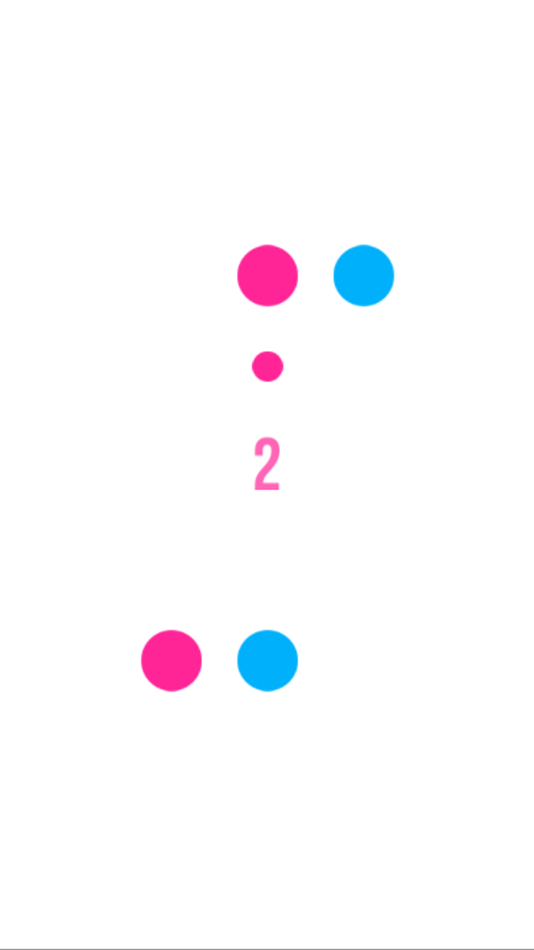 #4. dot color pong - hit the pog to test your reflex in this carom game (iOS) By: Illogical Games