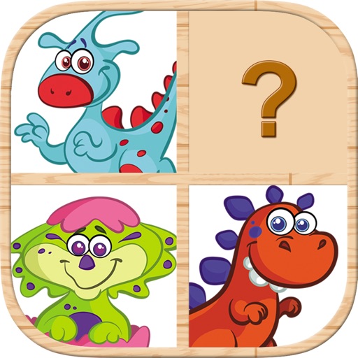 Kids Dinosaurs Memory Game Dinos Puzzles for Toddlers Icon