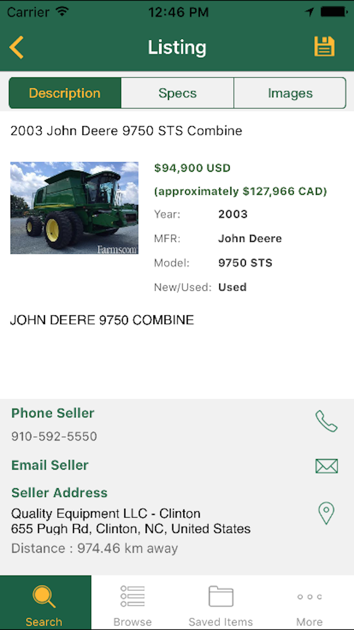 Farms.com Used Farm Equipment screenshot 3